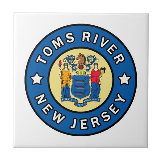 Toms River New Jersey Fliese (Vorderseite)