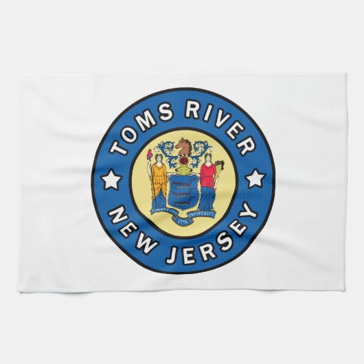 Toms River New Jersey Geschirrtuch (Horizontal)