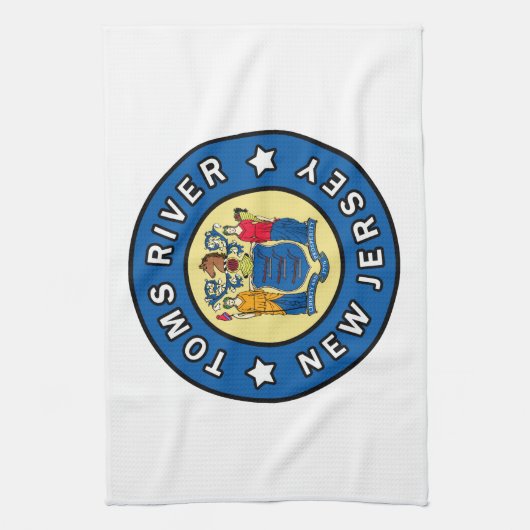 Toms River New Jersey Geschirrtuch (Vertikal)
