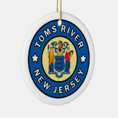 Toms River New Jersey Keramik Ornament (Rechts)