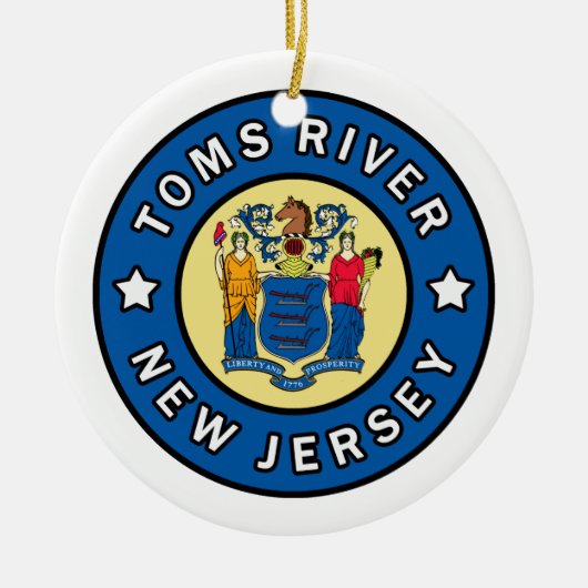 Toms River New Jersey Keramik Ornament (Vorne)