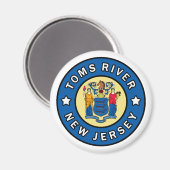 Toms River New Jersey Magnet (Vorderseite/Rückseite)