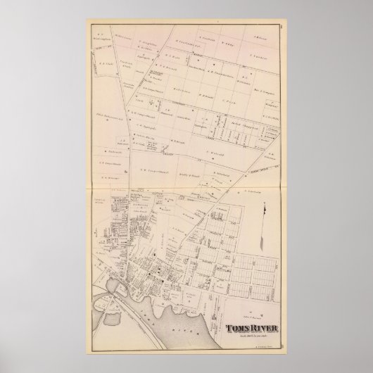 Toms River New Jersey Poster (Vorne)