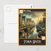 Toms River, New Jersey | VINTAG Postkarte (Vorne/Hinten)
