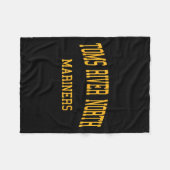 Toms River North High School Hs Toms River Nj Retr Fleecedecke (Vorderseite (Horizontal))