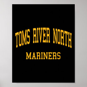 Toms River North High School Hs Toms River Nj Retr Poster