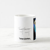 TOMSAC Grafiken - AUGEN-BALL-FRAGEZEICHEN Kaffeetasse (Mittel)