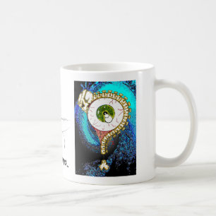TOMSAC Grafiken - AUGEN-BALL-FRAGEZEICHEN Kaffeetasse