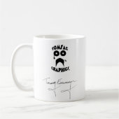 TOMSAC GRAFIKEN - T-SHIRT-ZUG KAFFEETASSE (Links)
