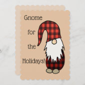 Tomte Gnome Holiday Cards Feiertagskarte (Vorne/Hinten)