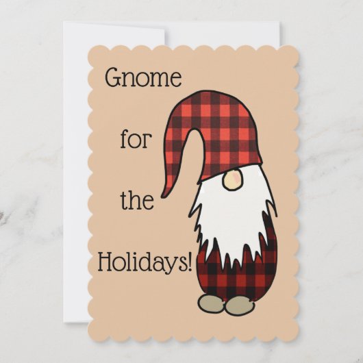 Tomte Gnome Holiday Cards Feiertagskarte (Vorderseite)