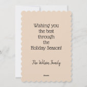 Tomte Gnome Holiday Cards Feiertagskarte (Rückseite)