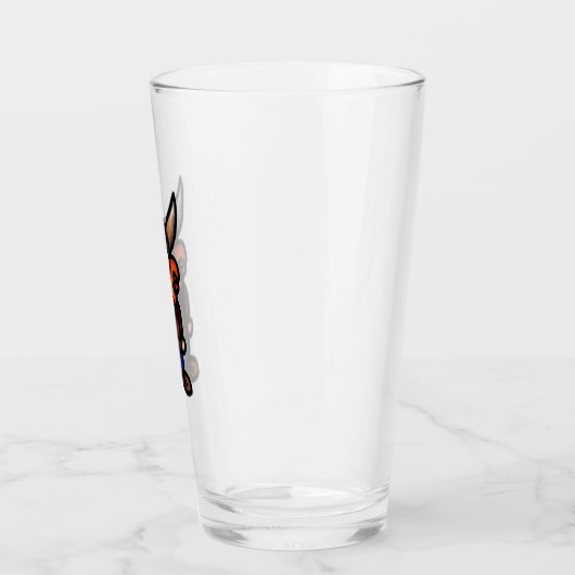 Tomte mit Rotbart-Wikingglas Glas (Links)