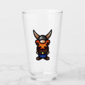 Tomte mit Rotbart-Wikingglas Glas (Vorderseite)