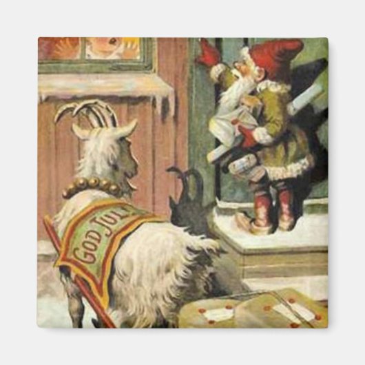 Tomte Nisse, auch bekannt als Weihnachtsmann Magnet (Vorne)