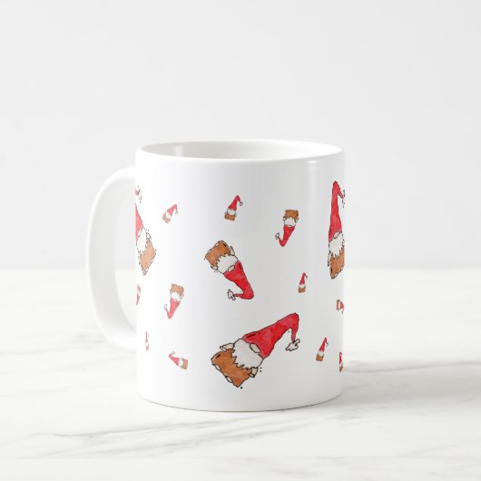 Tomte Time! Fun Coffee Tasse (Vorderseite Links)