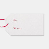 Tomten Gift Tags Geschenkanhänger (Rückseite Horizontal)