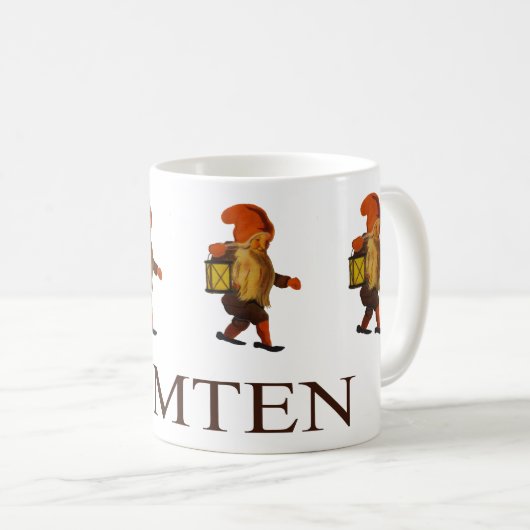 tomten Kaffee-Tasse Kaffeetasse (VorderseiteRechts)