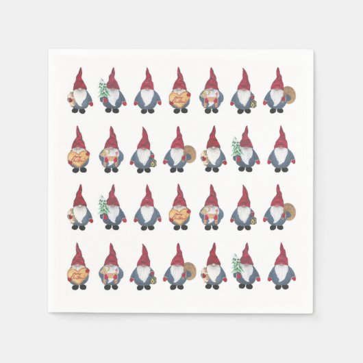 Tomten Paper Napkin Serviette (Vorderseite)