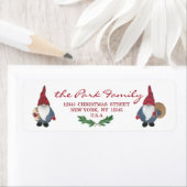 Tomten Rücksendeadressen-Aufklebers (Insitu)