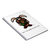 Tomten Viking May the Norbe with You Notebook Notizblock (Rechte Seite)