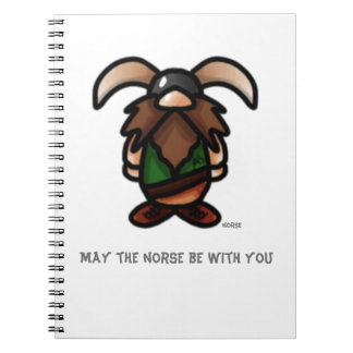 Tomten Viking May the Norbe with You Notebook Notizblock