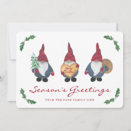 Tomten Weihnachts-Fotokarte Feiertagskarte