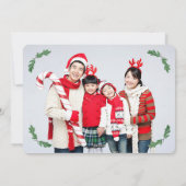 Tomten Weihnachtskarte Feiertagskarte (Rückseite)