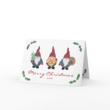 Tomten Weihnachtskarte