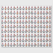Tomten Wrapping Paper Geschenkpapier (Flach)
