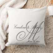 Ton an Tonmonogrammen Kissen (Decke)