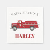 Ton der Geburtstagsparty des Alarmanfalls Serviette (Vorderseite)