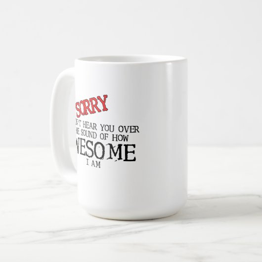 Ton des fantastischen lustigen Tassen-Spaßes Kaffeetasse (Vorderseite Links)