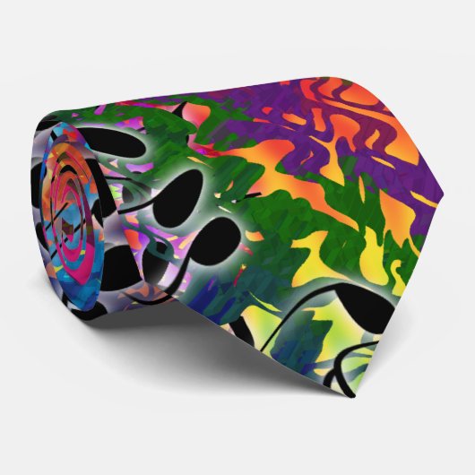 Ton färbt psychedelisch krawatte (Gerollt)
