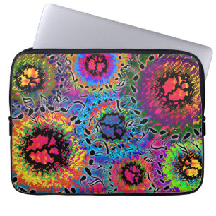Ton färbt psychedelisch laptopschutzhülle