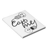 Ton kann mich anrufen notizblock (angewinkelt)