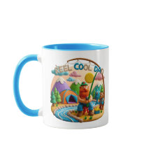 Ton-Kunst „Reel Cool Dad“ Angelszene-Design