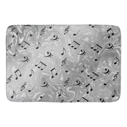 Ton, Metall, Musik, Musik, Zeichen, Note, Form, Badematte (Vorderseite)