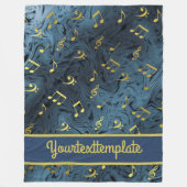 Ton, Metall, Musik, Musik, Zeichen, Note, Form, Fleecedecke (Vorderseite)