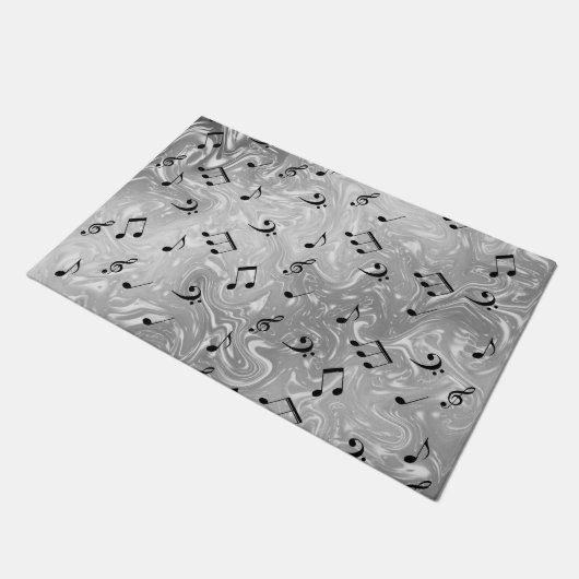 Ton, Metall, Musik, Musik, Zeichen, Note, Form, Fußmatte (Schrägansicht)