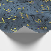 Ton, Metall, Musik, Musik, Zeichen, Note, Form, Geschenkpapier (Ecke)