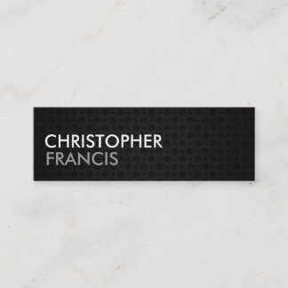 Ton-Minikarten des Wolframmetall zwei Mini Visitenkarte