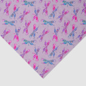 Ton-Muster des hübsche Libellen-lila Blau-zwei Seidenpapier (Ausschnitt)