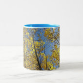 Ton-Tasse Aspen-Baum-zwei Zweifarbige Tasse (Mittel)
