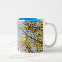 Ton-Tasse Aspen-Baum-zwei