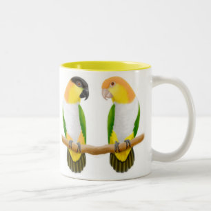 Ton-Tasse der Caique-Liebe-zwei Zweifarbige Tasse