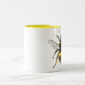 Ton-Tasse der Hummel-Bienen-zwei Zweifarbige Tasse (Mittel)