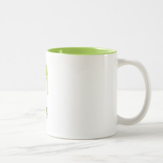 Ton-Tasse des Android-zwei Zweifarbige Tasse (Rechts)