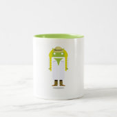 Ton-Tasse des Android-zwei Zweifarbige Tasse (Mittel)