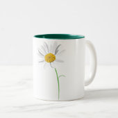 Ton-Tasse des Gänseblümchens zwei Zweifarbige Tasse (VorderseiteRechts)